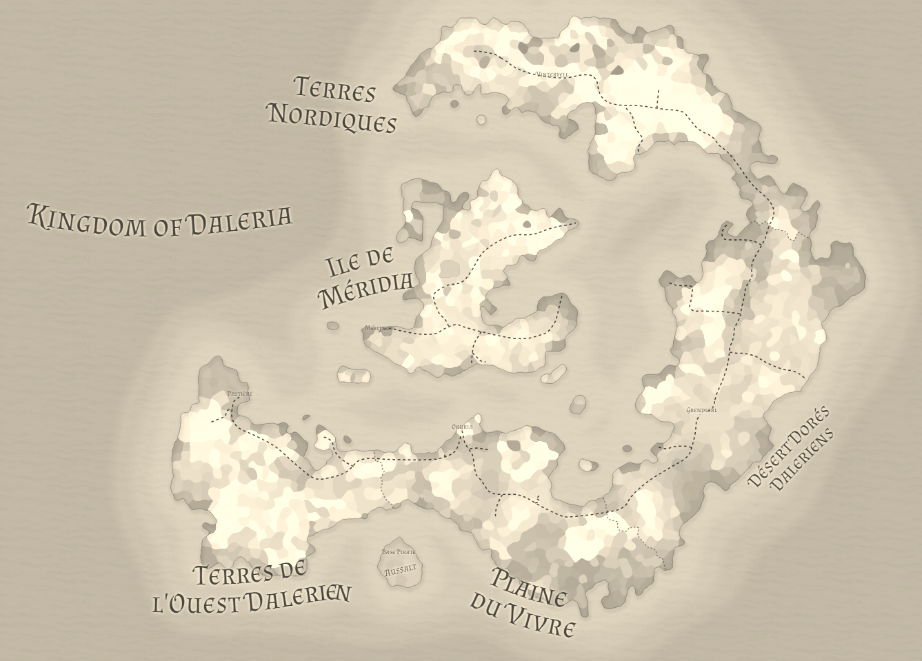 Continent de Daleria (ÈRE II)